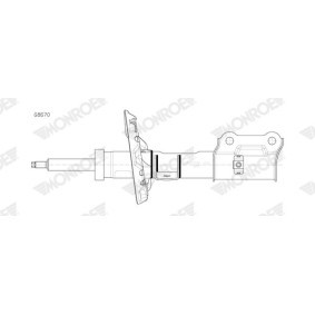 Stoßdämpfer G8670 von MONROE günstig für 82,11 € online kaufen