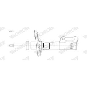 Stoßdämpfer G8671 von MONROE günstig für 82,11 € online kaufen