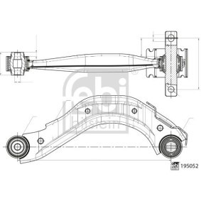 Compre Braço de suspensão da FEBI BILSTEIN 195148 a um preço baixo por 39,69 €