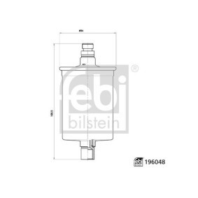 Köp Bränslefilter av FEBI BILSTEIN 196048 till det låga priset 301,75 kr