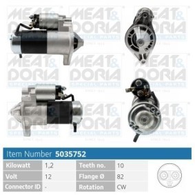 Köp Startmotor av MEAT & DORIA 5035752 till det låga priset 1677,41 kr