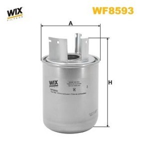 Achetez des Filtre à carburant WIX FILTERS WF8593 à prix pour 83,52 €