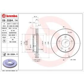 Comprar Disco de freno de BREMBO 09.5584.14 a bajo precio de 25,45 €