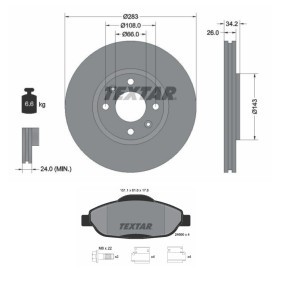 Bremsscheiben und -beläge TXR3405N0018