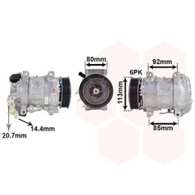 Kjøp AC-kompressor av VAN WEZEL 4001K706 til den lave prisen 6899,90 NOK