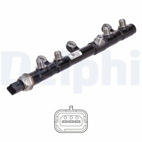 Verteilerrohr, Kraftstoff von DELPHI 28325380-12B1