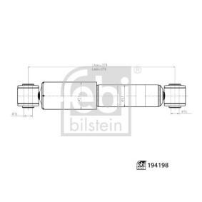 PEUGEOT Stoßdämpfer von FEBI BILSTEIN