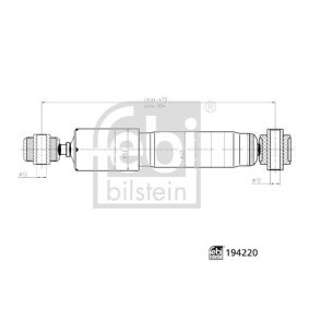Kjøp Støtdemper av FEBI BILSTEIN 194220 til den lave prisen 623,76 NOK