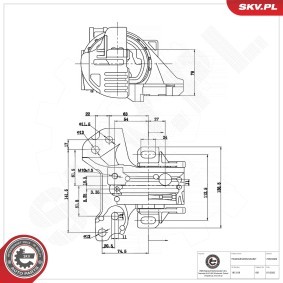 Lagerung, Automatikgetriebe 75SKV809
