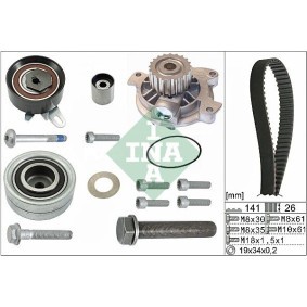 Achetez des Kit de galets, courroie crantée INA 530 0238 09 à prix pour 43,34 €