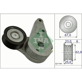 Compre Rolo tensor, correia trapezoidal da INA 531 0173 10 a um preço baixo por 40,44 €