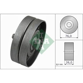 Achetez des Galet enrouleur de courroie d'accessoire INA 531 0741 10 à prix pour 120,62 €