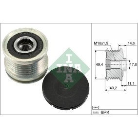 Achetez des Poulie damper (vilebrequin) INA 544 0080 10 à prix pour 162,57 €