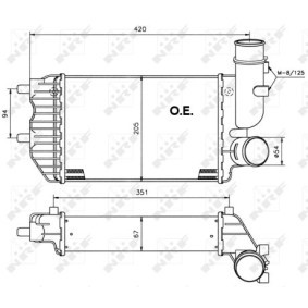Comprar Intercooler de NRF 30066 a bajo precio de 261,62 €
