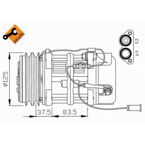 Acquista Compressore aria condizionata da NRF 32036 a buon mercato per soli 485,29 €
