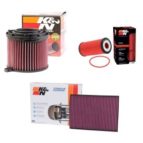 Köp Filtersats av K&N Filters KNF4055N0046 till det låga priset 1935,63 kr
