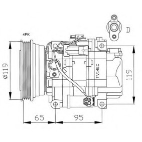 Klimakompressor 32182 für FIAT