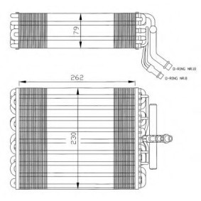Verdampfer, Klimaanlage 36012