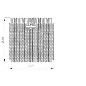Verdampfer, Klimaanlage 36038
