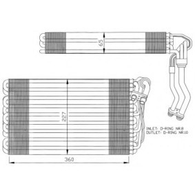 Verdampfer, Klimaanlage 36060