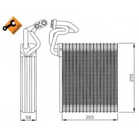 Verdampfer, Klimaanlage 36113