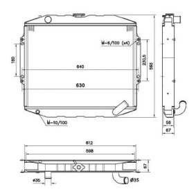 Kühler von NRF für PAJERO II Canvas Top (V2_W, V4_W) günstig online kaufen