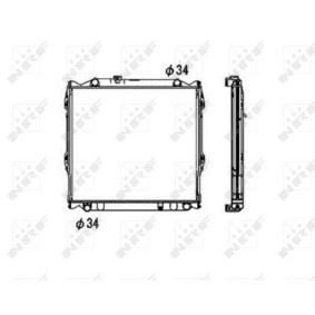 Achetez des Radiateur de chez NRF en ligne pour 4 RUNNER (KZN18_, VZN18_, RZN18_) à prix modérés