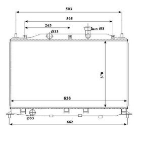 Achetez des Radiateur du moteur NRF 53822 à prix pour 83,25 €