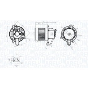 Achetez des Pulseur d'air habitacle MAGNETI MARELLI 069412783010 à prix pour 68,94 €