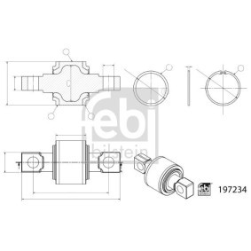 Acquista Kit riparazione, Braccio guida da FEBI BILSTEIN 197234 a buon mercato per soli 42,04 €