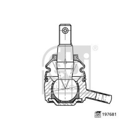 Acquista Testina braccio oscillante da FEBI BILSTEIN 197681 a buon mercato per soli 18,72 €