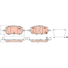 Acquista Kit pastiglie freni da TRW GDB2537 a buon mercato per soli 69,54 €