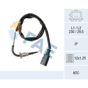 Compre Sensor, temperatura dos gases de escape da FAE 68619 a um preço baixo por 61,77 €