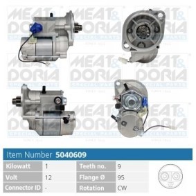 Köp Startmotor av MEAT & DORIA 5040609 till det låga priset 2639,88 kr