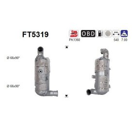 Compre Filtro de partículas da AS FT5319 a um preço baixo por 542,67 €