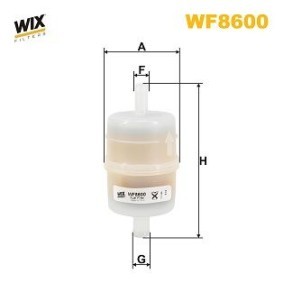 Compre Filtro de combustível da WIX FILTERS WF8600 a um preço baixo por 9,84 €