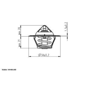 Achetez des Thermostat d'eau WAHLER 410488.88D à prix pour 23,67 €
