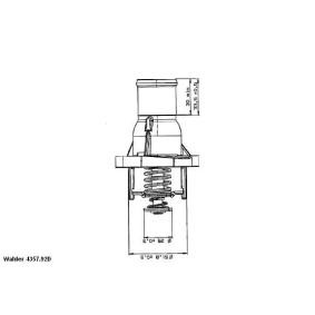 Achetez des Thermostat d'eau WAHLER 4357.92D à prix pour 65,59 €