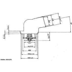 Kühlwasserthermostat von WAHLER