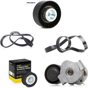 Achetez des Jeu de courroies trapézoïdales à nervures RIDEX 542R1257 à prix pour 102,78 €
