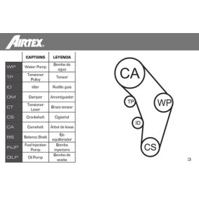 Kjøp Vannpumpe av AIRTEX 1086-M1 til den lave prisen 523,17 NOK