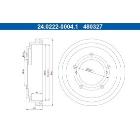 Osta Jarrurumpu ATE:llä 24.0222-0004.1 edullisesti hintaan 46,42 €