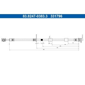 Bremsschlauch 83.8247-0383.3