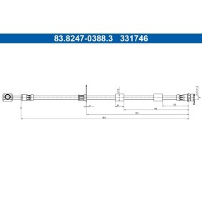 Bremsschlauch 83.8247-0388.3
