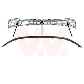 Acquista Modanatura decorativa / protettiva, Griglia radiatore da VAN WEZEL 1766518 a buon mercato per soli 29,64 €