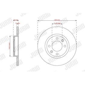 Bremsscheibe 563812JC