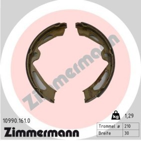 Comprar Juego de zapatas de frenos de ZIMMERMANN 10990.161.0 a bajo precio de 41,83 €