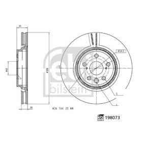 Bremsscheibe von FEBI BILSTEIN