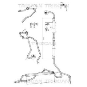 Kjøp Hydraulikkslange, styring av TRISCAN 8516 11009 til den lave prisen 1745,67 NOK