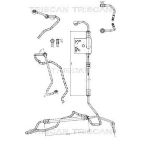 Kjøp Hydraulikkslange, styring av TRISCAN 8516 11010 til den lave prisen 1087,00 NOK